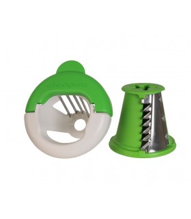 Διπλός κώνος για κόψιμο σε κύβους και κυματιστές φέτες για τον πολυκόπτη Moulinex Fresh Express XF921401