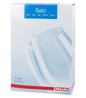 Αλάτι πλυντηρίου πιάτων, 6 x 0,75 kg Miele