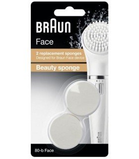 Braun Face πακέτο δύο ανταλλακτικών βούρτσας καθαρισμού προσώπου beauty sponge