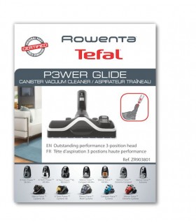 Πέλμα σκούπας Rowenta Silence Power Glide με 3 επίπεδα καθαρισμού