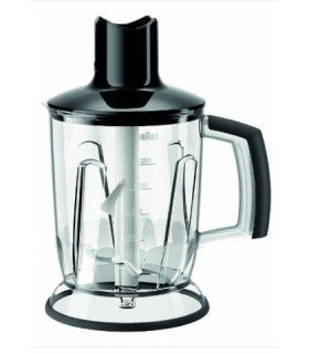 Πολυκόπτης 1250 ml για τη ράβδο Braun MQ40 σε μαύρο χρώμα